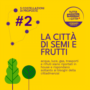 La Città di Semi e Frutti - Tutta Nostra la Città - Elezioni Comune di Padova